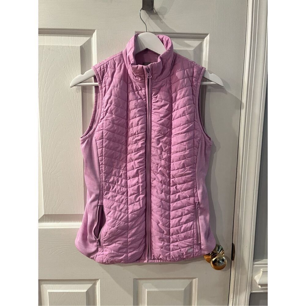 T by Talbots Lavender Quilted Best sz S EUC